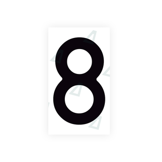 Alite Nanofilm for Spain Flat license plates - Symbol "8" - Alite