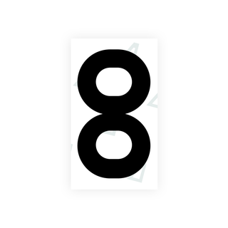 Alite Nanofilm for Greece license plates - Symbol "8" - Alite
