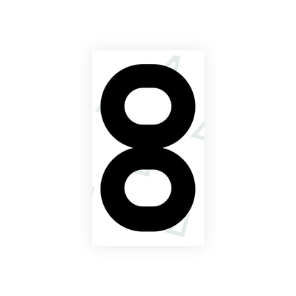 Alite Nanofilm for Greece license plates - Symbol "8" - Alite