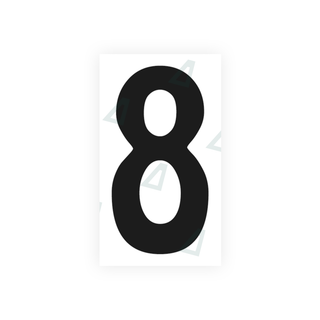 Alite Nanofilm for Armenia number plates - Symbol "8" - Alite
