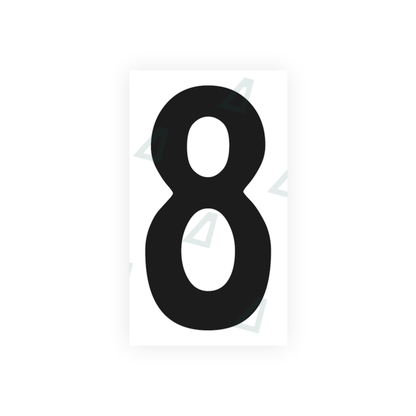 Alite Nanofilm for Armenia number plates - Symbol "8" - Alite