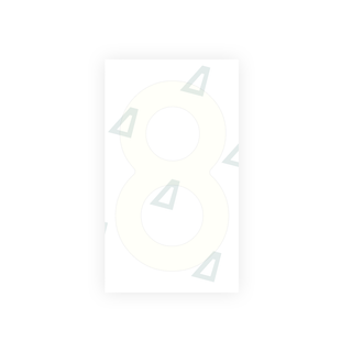 Alite Nanofilm for Spain Flat license plates - Symbol "8" - Alite