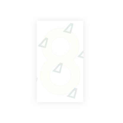 Alite Nanofilm for Spain Flat license plates - Symbol "8" - Alite
