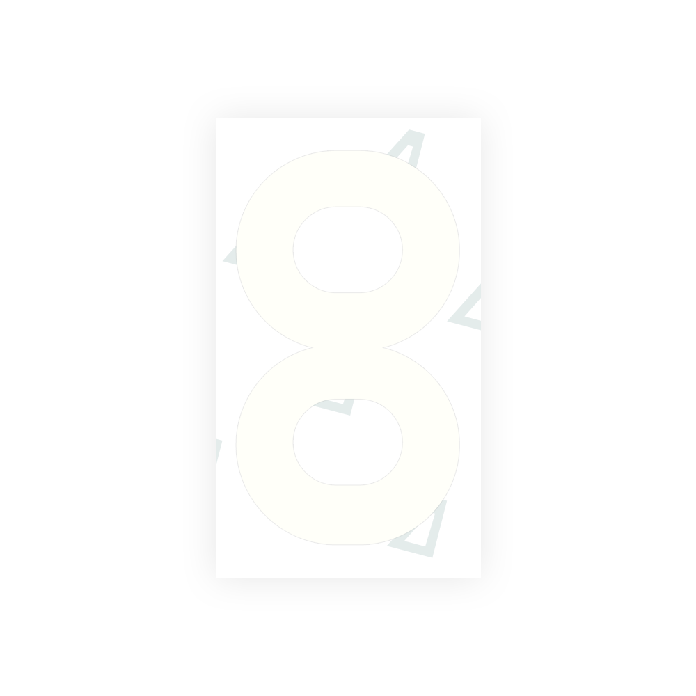 Alite Nanofilm for Greece license plates - Symbol "8" - Alite