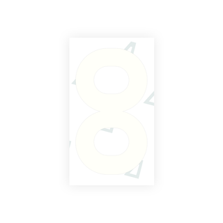 Alite Nanofilm for Greece license plates - Symbol "8" - Alite