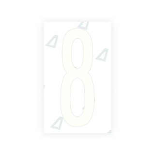 Alite Nanofilm for US (New York 2020 - Flat) license plates - Symbol "8" - Alite