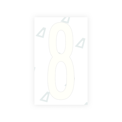 Alite Nanofilm for US (New York 2020 - Flat) license plates - Symbol "8" - Alite