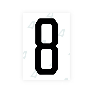 Alite Nanofilm for US (Florida 2019) license plates - Symbol "8" - Alite