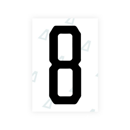 Alite Nanofilm for US (Florida 2019) license plates - Symbol "8" - Alite