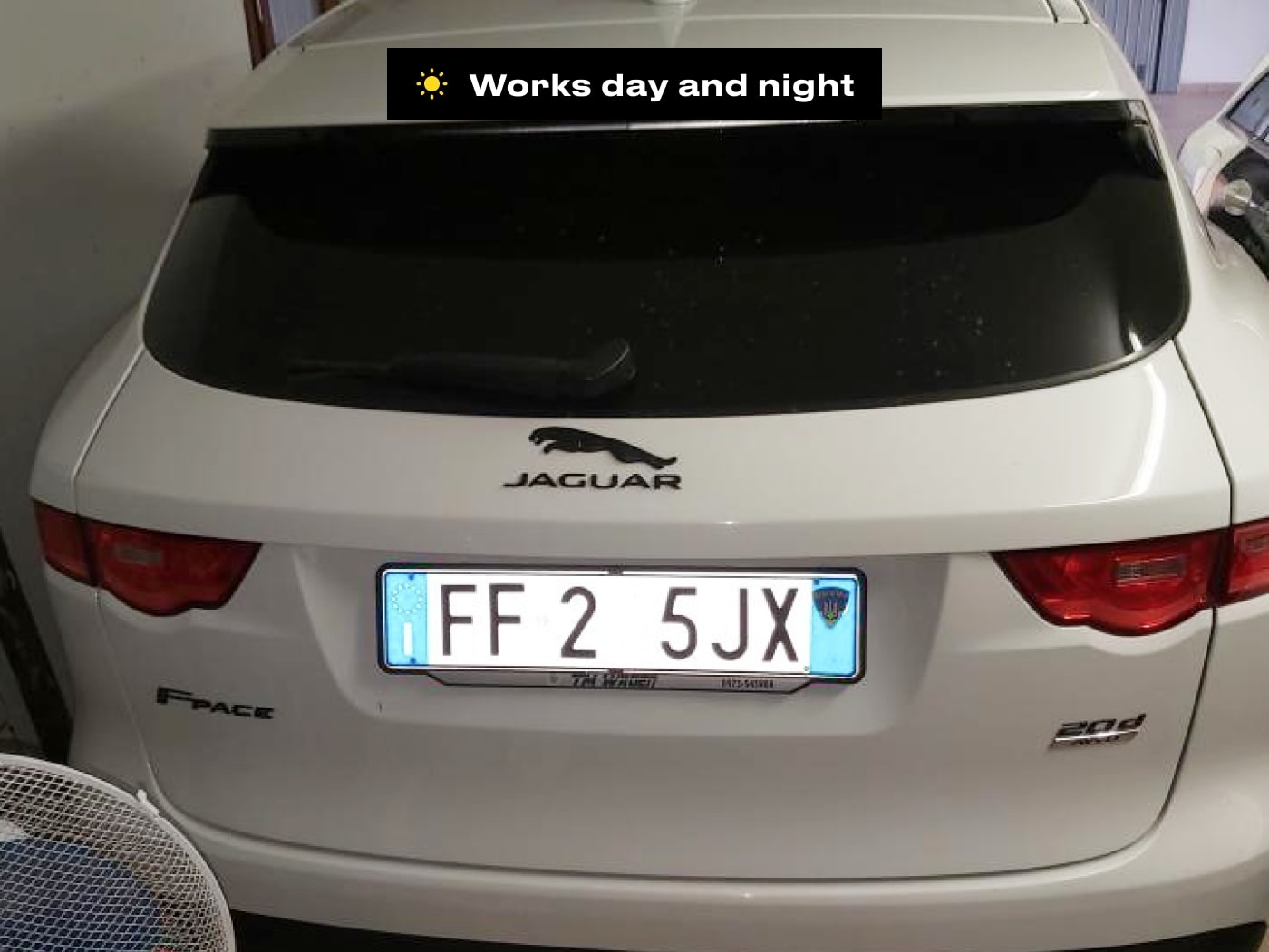 Alite Nanofilm for rear Italy license plates - Symbol "9" - Alite