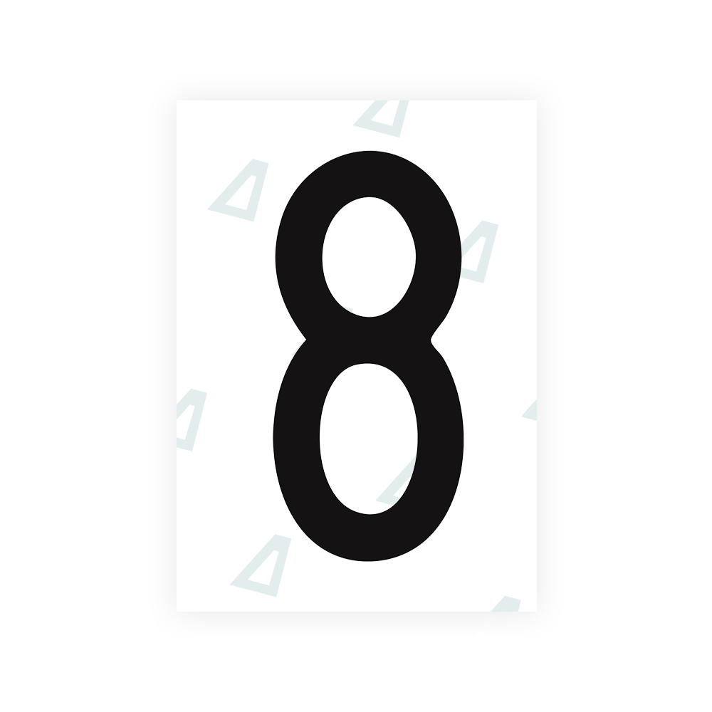 Alite Nanofilm for US (Arkansas) license plates - Symbol "8" - Alite