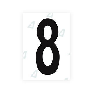 Alite Nanofilm for Guatemala license plates - Symbol "8" - Alite