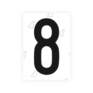 Alite Nanofilm for US (Connecticut 2013) license plates - Symbol "8" - Alite