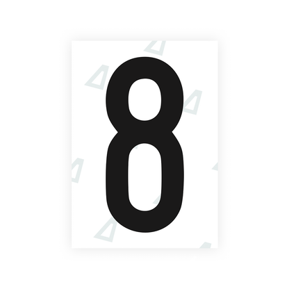 Alite Nanofilm for US (Connecticut 2013) license plates - Symbol "8" - Alite