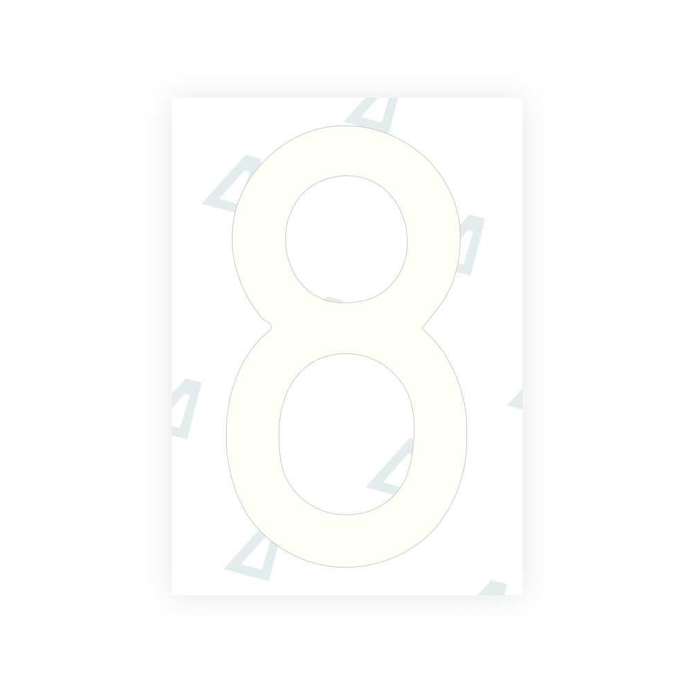 Alite Nanofilm for Poland license plates - Symbol "8" - Alite