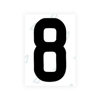 Alite Nanofilm for AUS (Queensland) license plates - Symbol "8" - Alite