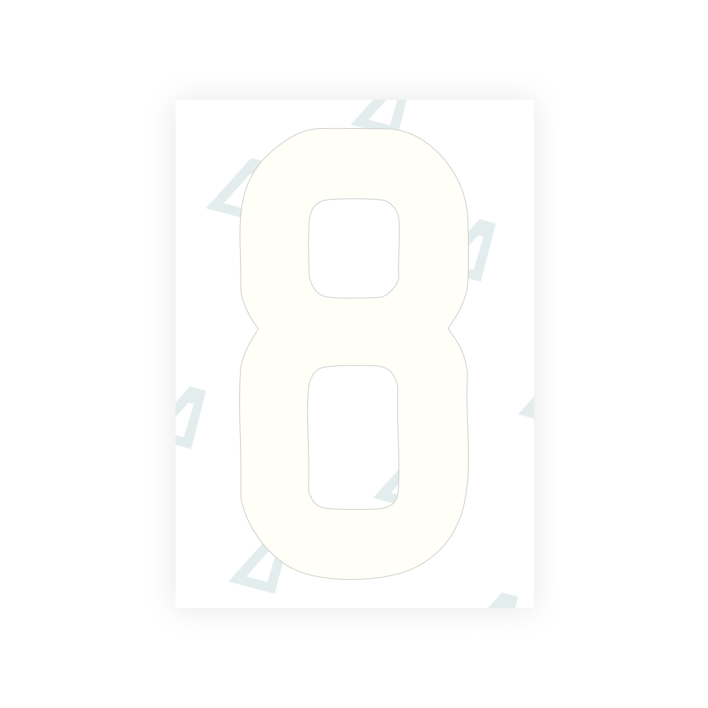 Alite Nanofilm for AUS (Queensland) license plates - Symbol "8" - Alite