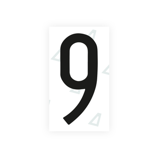 Alite Nanofilm for Mexico license plates - Symbol "9" - Alite