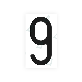 Alite Nanofilm for US (Missouri) license plates - Symbol "9" - Alite
