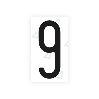Alite Nanofilm for CA (Ontario) license plates - Symbol "9" - Alite