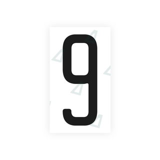 Alite Nanofilm for US (Illinois 2006 - Square) license plates - Symbol "9" - Alite