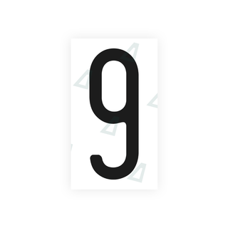 Alite Nanofilm for US (Washington State) license plates - Symbol "9" - Alite