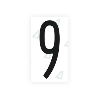 Alite Nanofilm for US (Pennsylvania) license plates - Symbol "9" - Alite