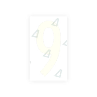 Alite Nanofilm for US (Oklahoma) Moto license plates - Symbol "9" - Alite