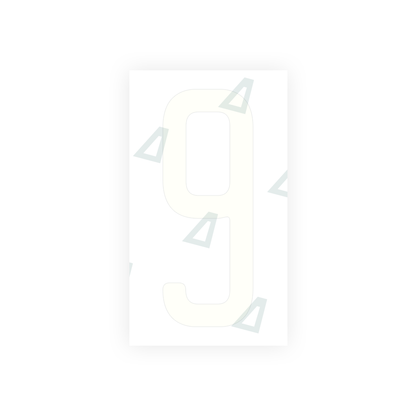 Alite Nanofilm for US (Illinois 2006 - Square) license plates - Symbol "9" - Alite
