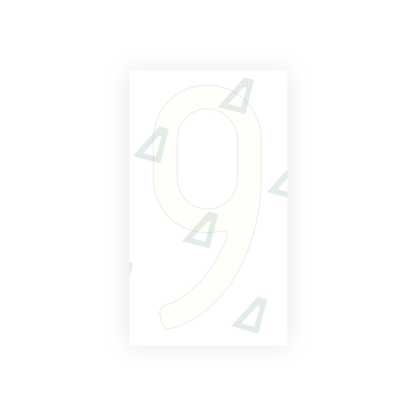 Alite Nanofilm for US (Massachusetts) license plates - Symbol "9" - Alite