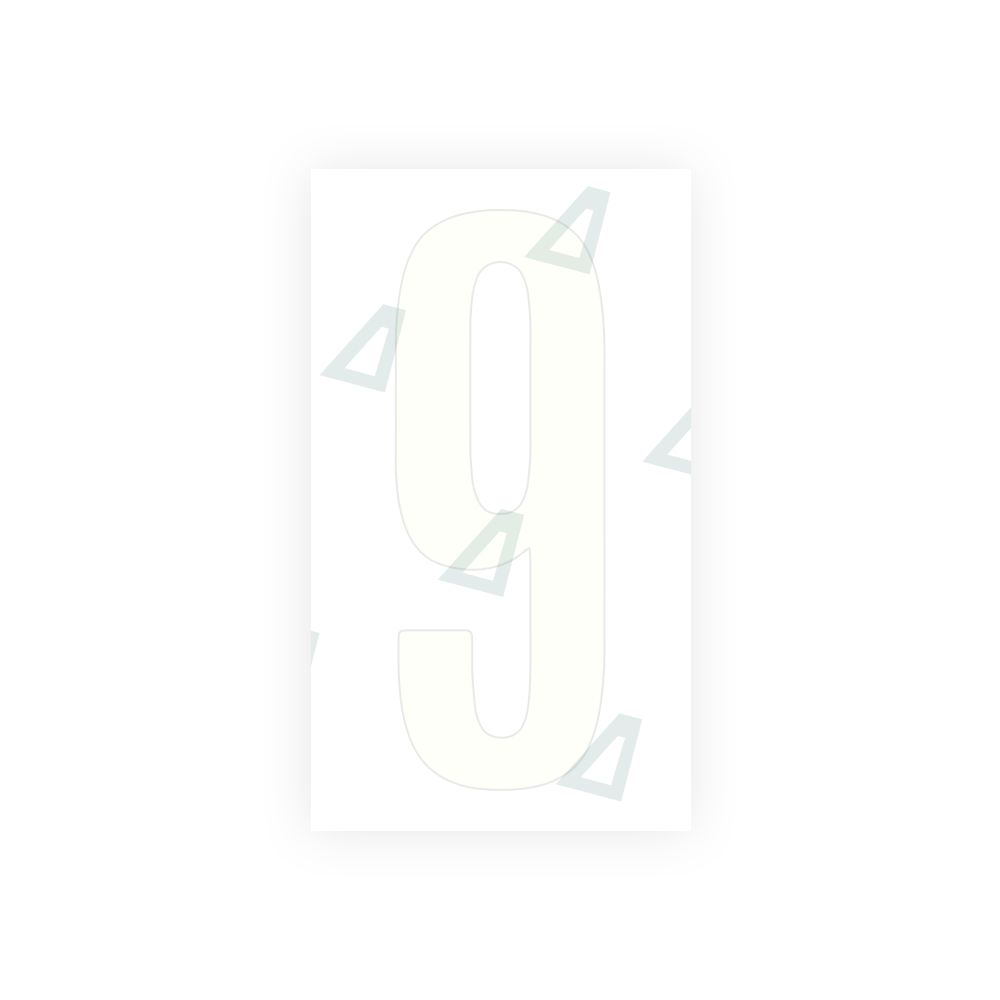 Alite Nanofilm for US (Ohio 2021) license plates - Symbol "1"0 - Alite