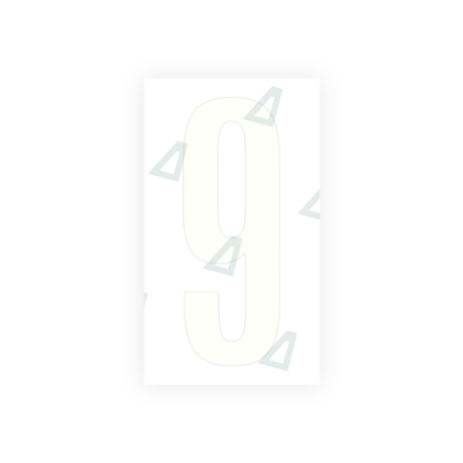 Alite Nanofilm for US (Ohio 2021) license plates - Symbol "1"0 - Alite