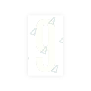 Alite Nanofilm for US (Nevada) Moto license plates - Symbol "9" - Alite