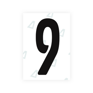 Alite Nanofilm for Guatemala license plates - Symbol "9" - Alite