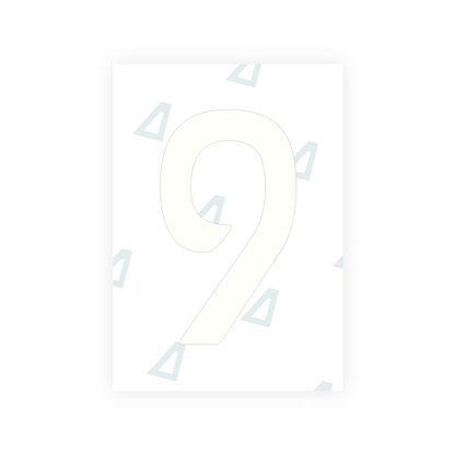 Alite Nanofilm for Chile 2014 license plates - Symbol "9" - Alite