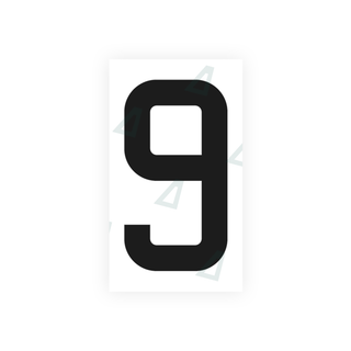 Alite Nanofilm for France license plates - Symbol "9" - Alite
