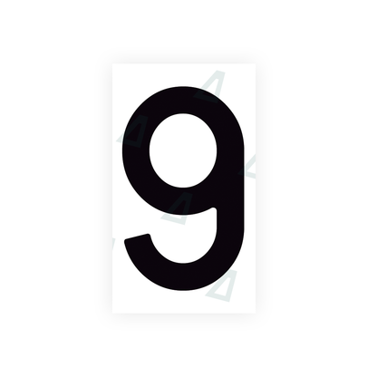 Alite Nanofilm for Spain Flat license plates - Symbol "9" - Alite