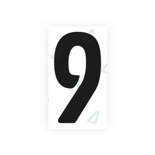 Alite Nanofilm for Armenia number plates - Symbol "9" - Alite