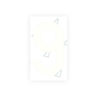 Alite Nanofilm for Greece license plates - Symbol "9" - Alite
