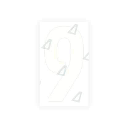 Alite Nanofilm for Armenia number plates - Symbol "9" - Alite