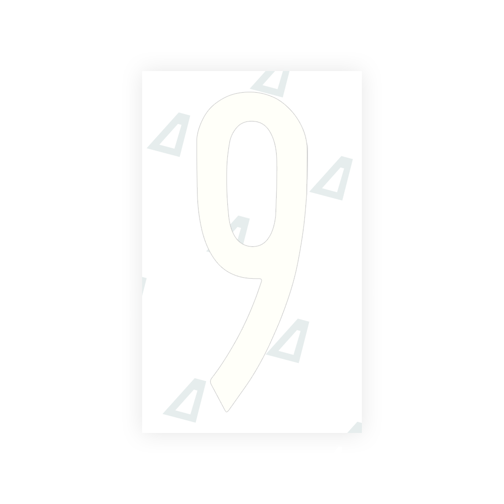 Alite Nanofilm for US (New York 2020 - Flat) license plates - Symbol "9" - Alite
