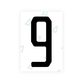 Alite Nanofilm for US (Florida 2019) license plates - Symbol "9" - Alite
