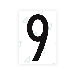 Alite Nanofilm for US (Arizona 2008) license plates - Symbol "9" - Alite