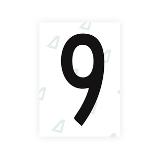 Alite Nanofilm for US (Arkansas) license plates - Symbol "9" - Alite