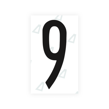 Alite Nanofilm for US (New York 2020 - Flat) license plates - Symbol "9" - Alite