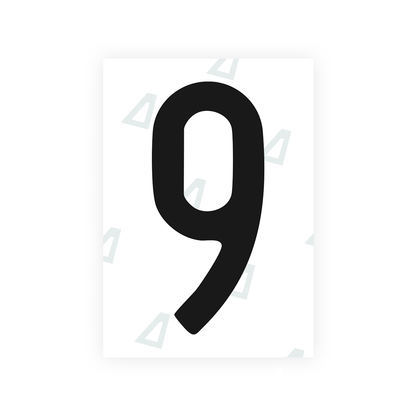 Alite Nanofilm for US (Connecticut 2013) license plates - Symbol "9" - Alite