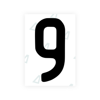 Alite Nanofilm for AUS (New South Wales) license plates - Symbol "9" - Alite