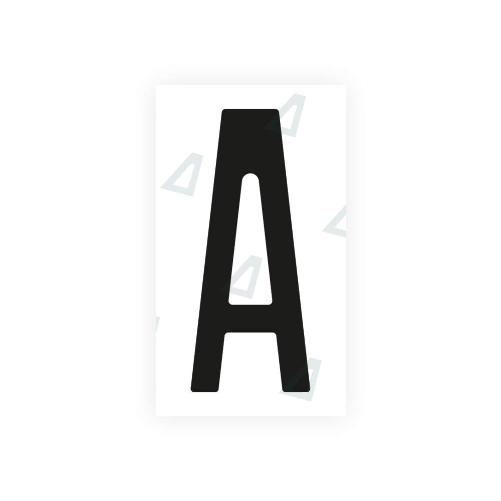 Alite Nanofilm for Mexico license plates - Symbol "A" - Alite