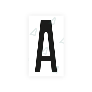 Alite Nanofilm for Mexico license plates - Symbol "A" - Alite