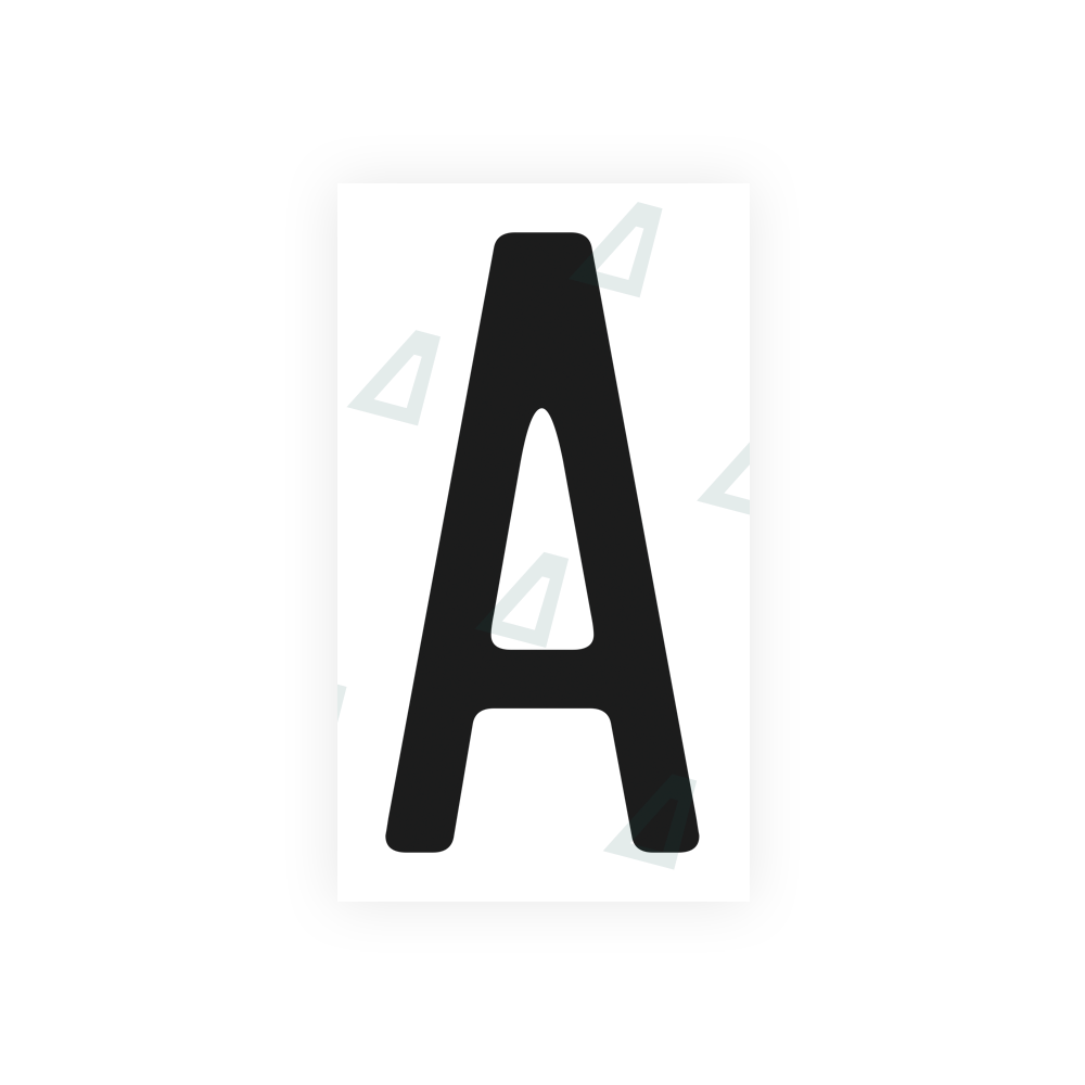 Alite Nanofilm for US (California) license plates - Symbol "A" - Alite